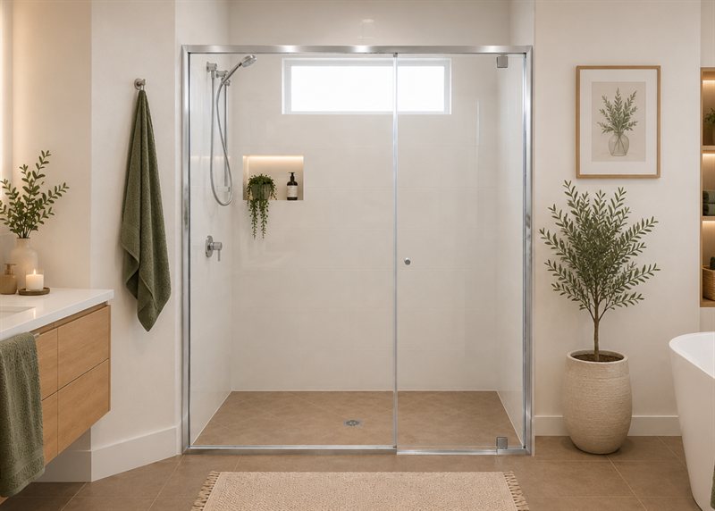 S3 Core: 6mm Semi-Frameless Shower Screen